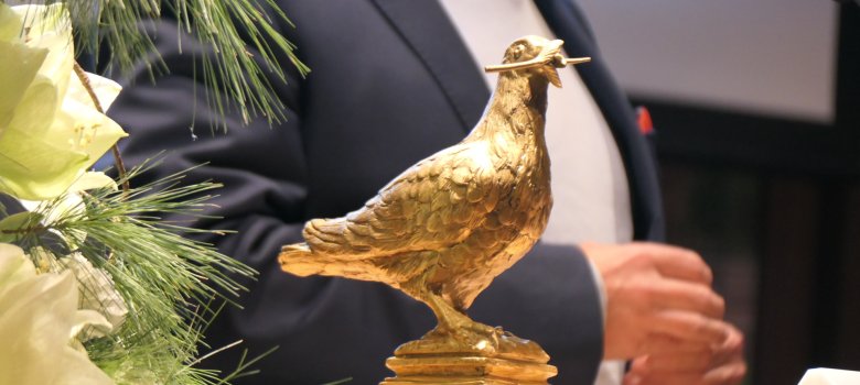 Detailbild von der Veranstaltung zur Verleihung der Friedenstaube des Landrats