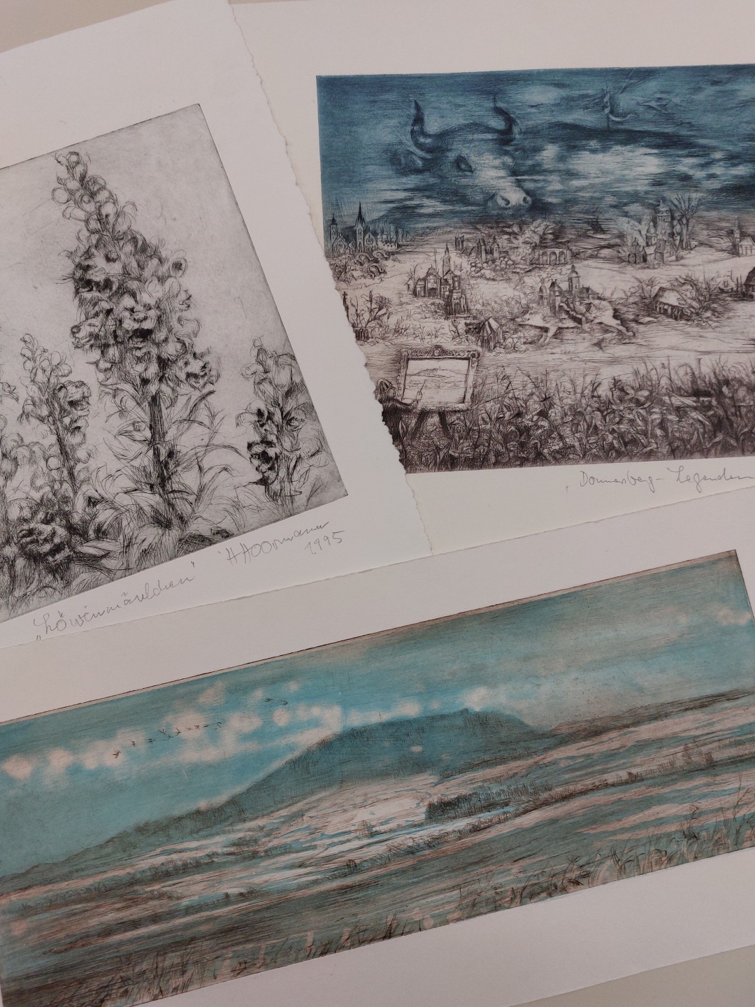 Kaltnadelradierungen von Hermann Hoormann