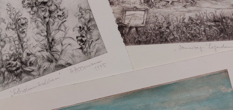 Kaltnadelradierungen von Hermann Hoormann