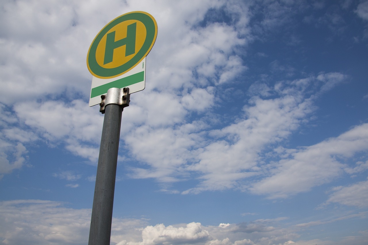 Bushaltestellenschild Bushaltestellenschild