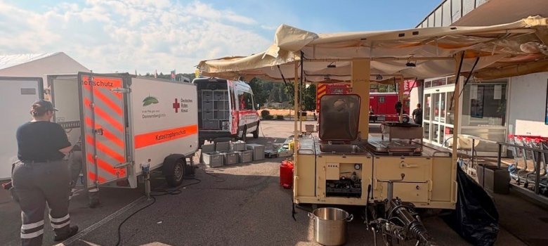Unterstützende Kräfte im Einsatz