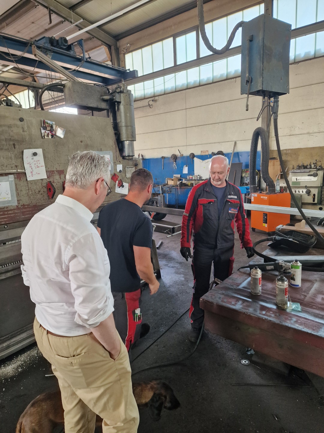 Betriebsbesuch Fischer Fahrzeugbau Betriebsbesuch Fischer Fahrzeugbau