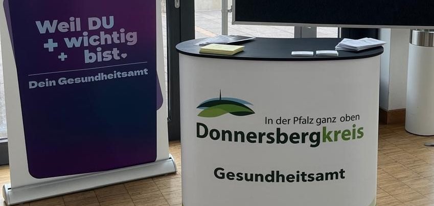Stand des Gesundheitsamts beim Teenie-Tag 2026