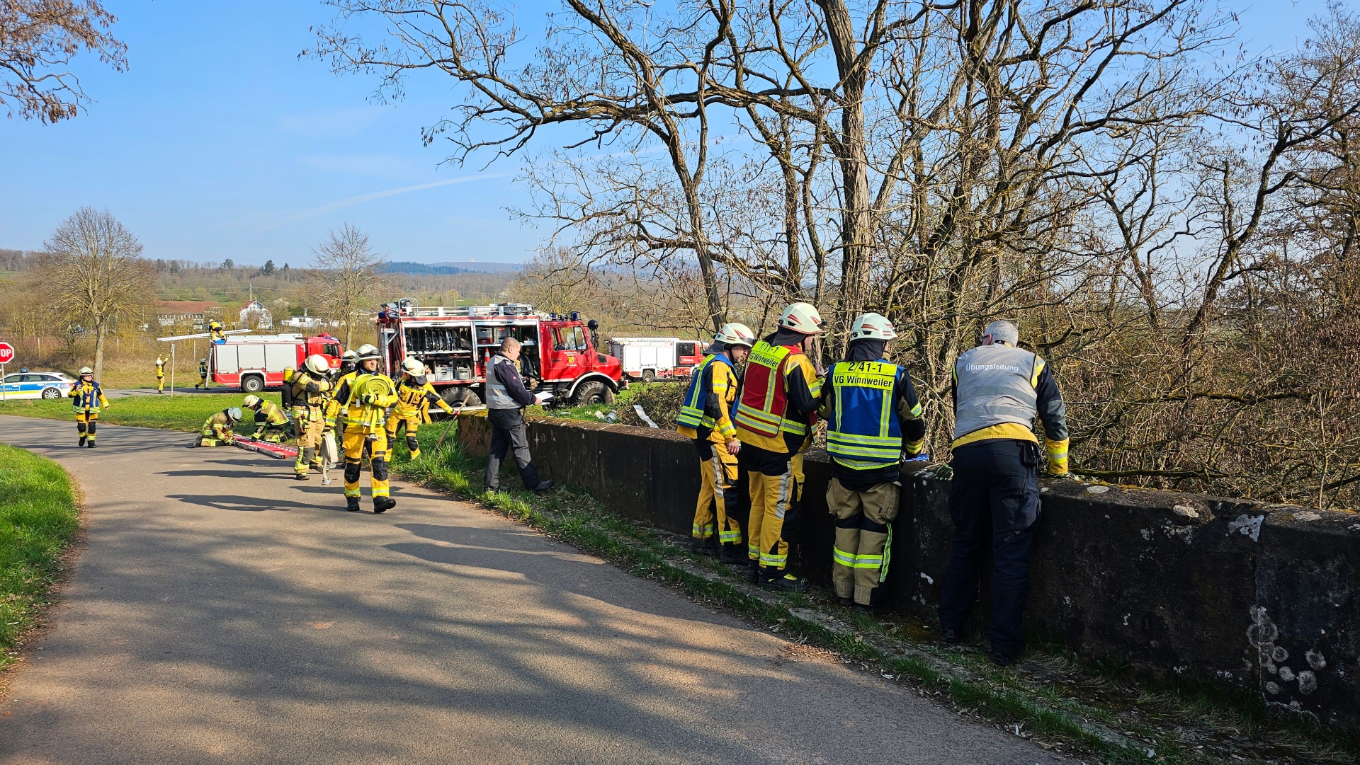 Rettungsübung Zellertalbahn