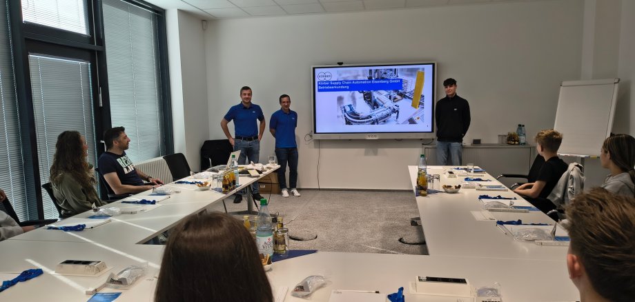 Betriebsbesuch bei Körber in Eisenberg Betriebsbesuch bei Körber in Eisenberg