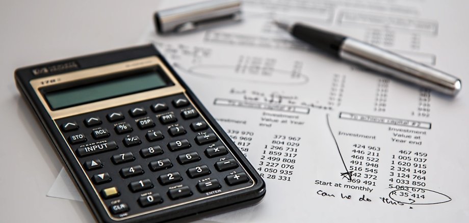 Finanzen Taschenrechner