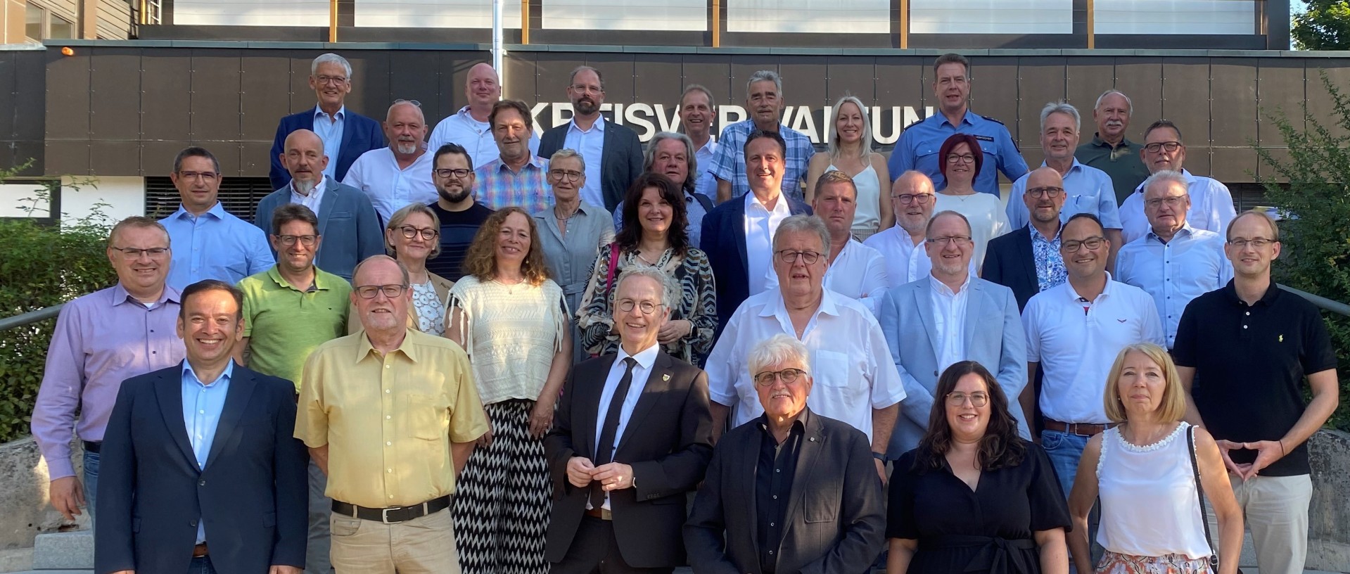Gruppenbild des Kreistages nach dem 28. August 2024